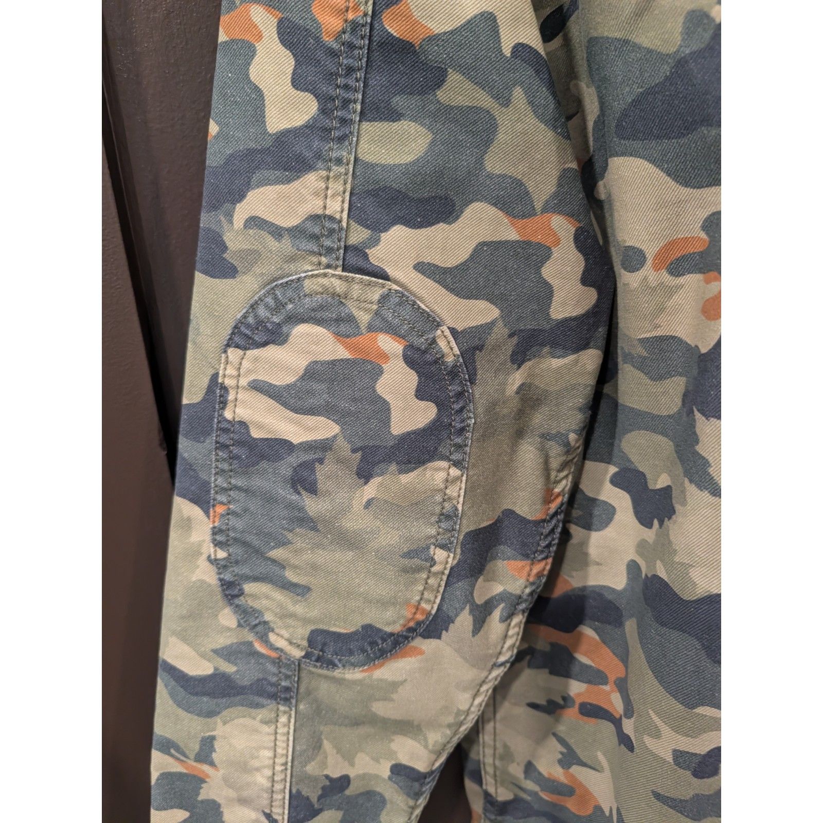 Nwt &Sons Carver Surplus Camo Chore Jacket, Men’s Size L, Stonewashed Cotton Twi — image 7 of 8